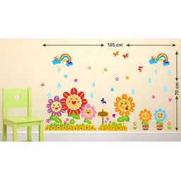 LANSTICK Green & Yellow Printed Heat Resistance Wall Sticker-image-75