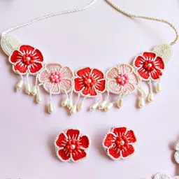 Tipsy closet Women Pink Jewellery Set-image-76