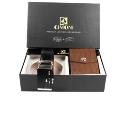CIMONI Men Belt And Wallet Combo Accessory Gift Set-41