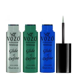 VOZO Set Of 3 Glide & Define Infusion Essential Liquid Eyeliner-5 ml Each-Shade- 02-05-08-image-80