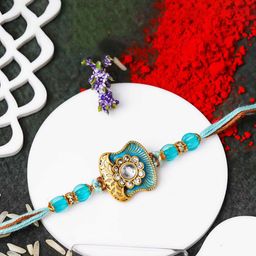 eCraftIndia Thread Beautiful Flower Rakhi-image-52