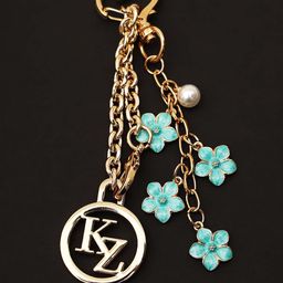 Kazo Tropical Turquoise Bag Charm-48