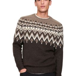GAP Geometric-Knit Crew-Neck Pullover-image-51