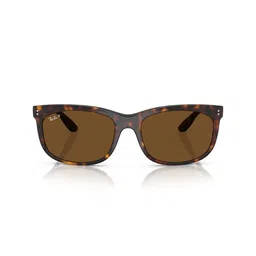 Ray-Ban Unisex Square Sunglasses with Polarised and UV Protected Lens 8056262246832-Brown image 4