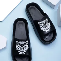 KAPYANSH Men Printed Rubber Sliders-picture-15