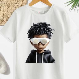 Dagcros Boys White Tshirts-image-122