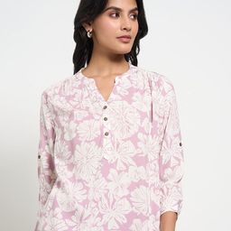 Honey by Pantaloons Women Floral Printed Shirt Style Top-picture-13