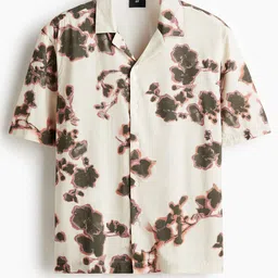 H&M Men Regular Fit Patterned Resort Shirt-picture-23