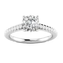 AJRETAIL 14KT 1 Carat Lab Grown E Color VS1 Clarity Diamond Ring - 2.38g-image-12