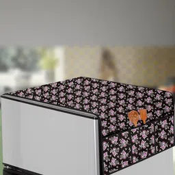 The Furnishing Tree Purple Printed Refrigerator Cover-image-34