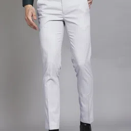 VOGAAN Men Solid Comfort Easy Wash Trousers-image-73