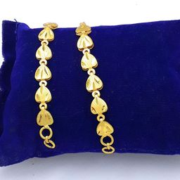 Anujeet Fashion Hub Gold-Plated Contemporary Ear Chains-image-38