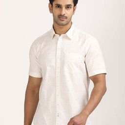 Indian Terrain Men Classic Slim Fit Printed Casual Shirt-picture-33