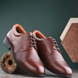 Auserio Men Leather Formal Derbys-image-75