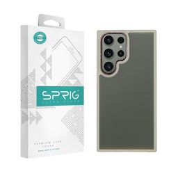 SPRIG Solid Samsung Galaxy S23 Ultra 5G Translucent Back Case-21