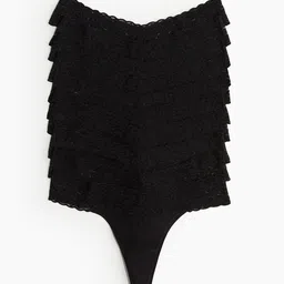 H&M Pack of 10 Lace Thong Briefs 
1129879023-picture-11