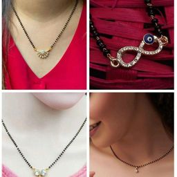 Anouk Pack of 4 Brass Mangalsutra-14