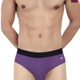 LOGGERHEAD Pack Of 2 Cotton Hipster Briefs LHMB002-Maroon-Purple-image-80