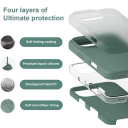 LIRAMARK Solid iPhone 16 Plus Back Case image 2