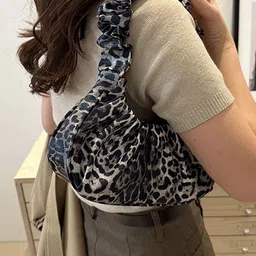 LULU & SKY PU Structured Hobo Bag with Tasselled image 4