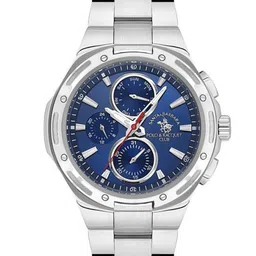 SANTA BARBARA POLO & RACQUET CLUB Men Dial & Stainless Steel Bracelet Style Straps Analogue Watch-10