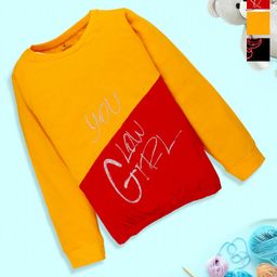 KiddoPanti Girls 3 Printed Cut Outs T-shirt-image-22