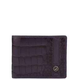 Da Milano Men Textured Leather Two Fold Wallet-56