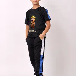 FITIN OUTFIT Boys Printed T-shirt with Trousers-image-50
