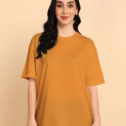 Adyavastram Women Extended Sleeves Cut Outs T-shirt-picture-45