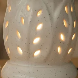 POOKIEMOON White Ceramic Lotus Electric Aroma Diffuser 10ml Each-picture-6