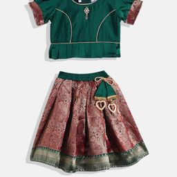 Muhuratam Ready To Wear Art Silk Lehenga Choli-image-119