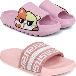 Pampy Angel Men Pink Flip Flops-image-43