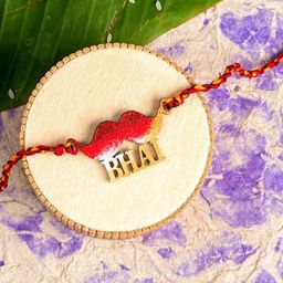 Look and Adorn Men Red Thread Rakhi-image-62