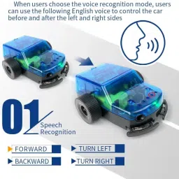 iduino 4 in 1 Smart Sensing Function Educational Robot Toy Car for Children image 3