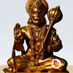 DARIDRA BHANJAN Gold-Toned Religious Idol Showpiece-picture-18