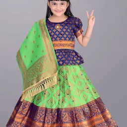 BAESD Girls Ready to Wear Lehenga & Blouse With Dupatta-image-24