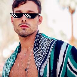 Arzonai Unisex Black Sunglasses-image-70