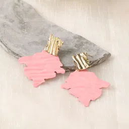 DressBerry Gold-Plated Contemporary Drop Earrings-38