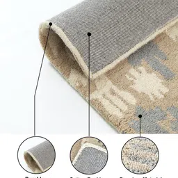 PLIVANA Multicoloured Abstract Printed Polyester Carpet image 4