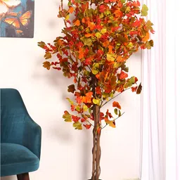 ARICK DECOR Red 1 Pieces Artificial Plant With Pot-image-32
