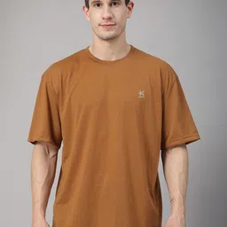 HRX by Hrithik Roshan Round Neck Drop-Shoulder Sleeves Oversized T-shirt-picture-1