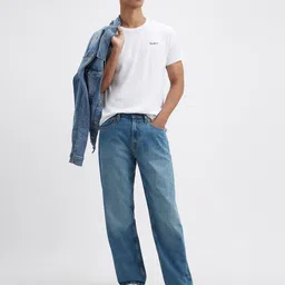 Pepe Jeans Men Relaxed Fit Heavy Fade Mid-Rise Jeans-picture-19