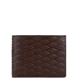 CRUSSET Men Geometric Quilted PU Two Fold Wallet-18