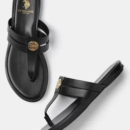 U.S. Polo Assn. Women T-Strap Flats-50