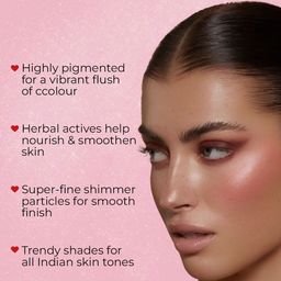 Just Herbs Halo Glow  Set Of 2 Duo Blush- 10ml each-Nuts For Coco-Strawberry Dip-04-05 image 5