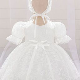 LULU & SKY Girls Self Design Fit & Flare Knee Length Dress With Headband-image-71