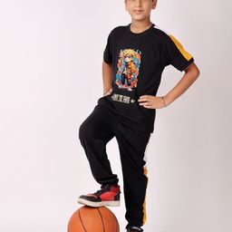 FITIN OUTFIT Boys Printed T-shirt with Trousers-34
