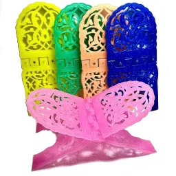 Latest Fancy UnbreakAble Plastic rehal Book Stand Color Blue Nylon Blue Rehal-45