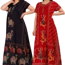 Pack of 2 Women Nighty Set-picture-21