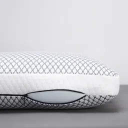 la verne Luxury Memory Foam Geometric Sleeping Pillow Pack of 2 image 4